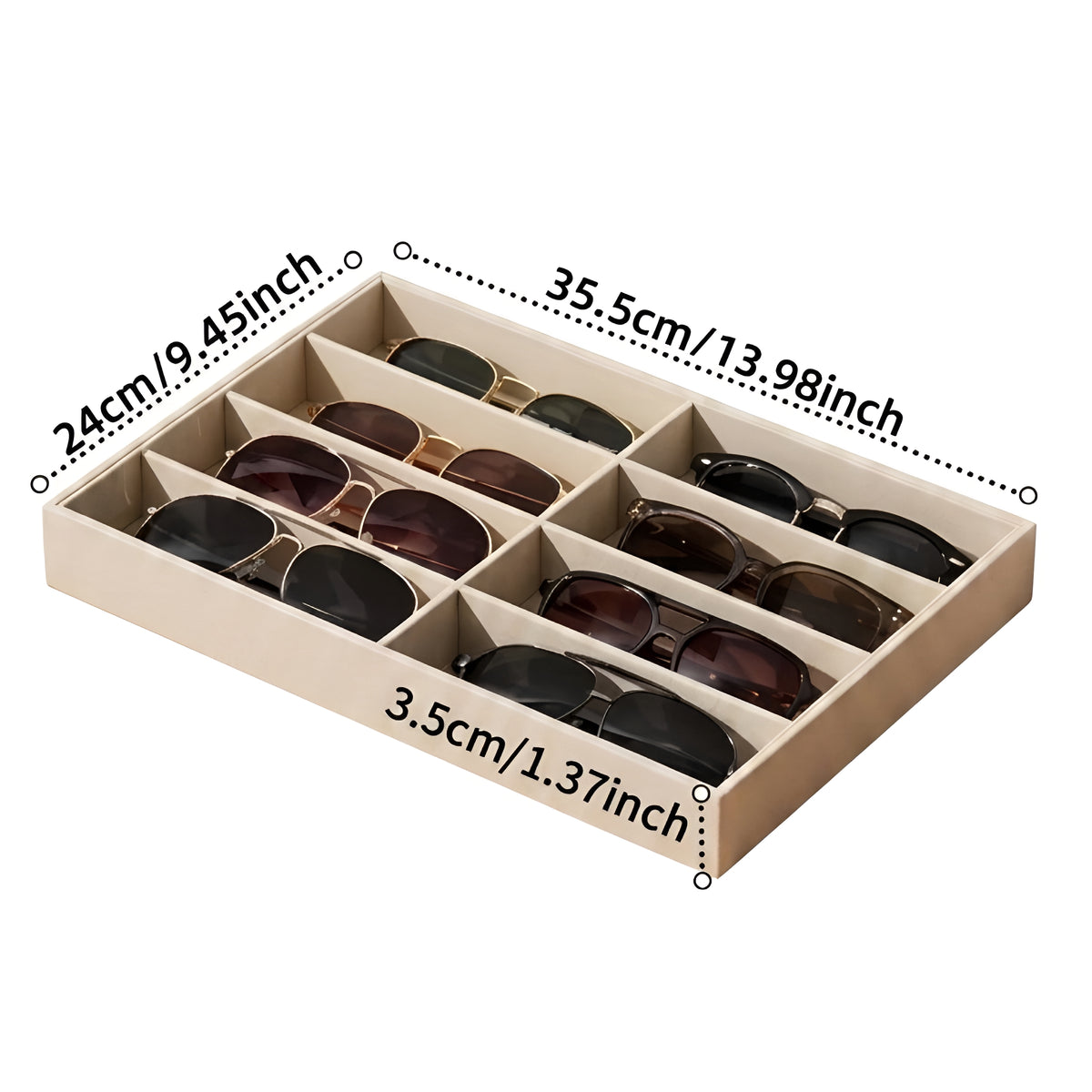 VelvetTray™ – Bandeja Organizadora Premium para Joias e Relógios