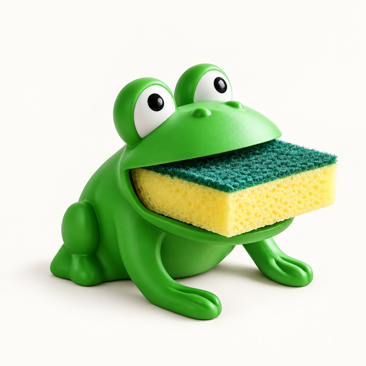 FrogDock™ – Organizador Drenante Premium para Esponjas