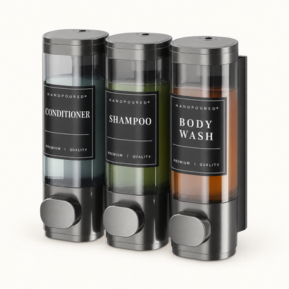 ShowerPump™ – Dispenser Triplo Premium para Banho