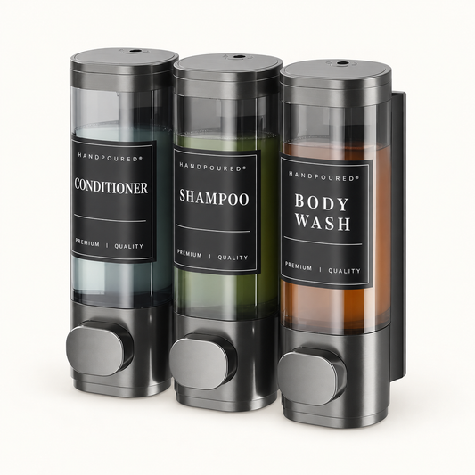 ShowerPump™ – Dispenser Triplo Premium para Banho