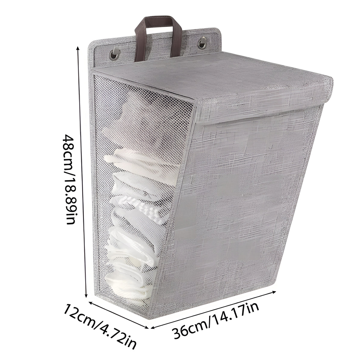 WallHamper™ – Cesto Dobrável de Parede para Roupas