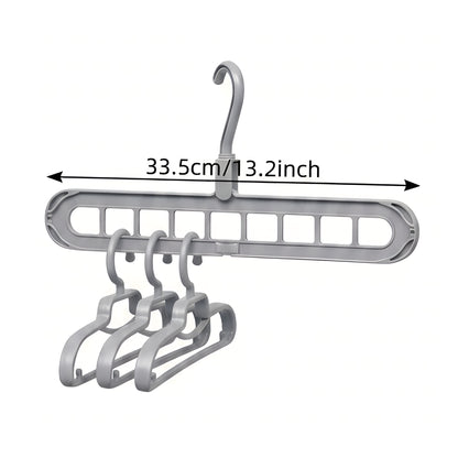 SpaceHanger™ 9-Hole – Cabide Premium Multifuncional Economizador de Espaço