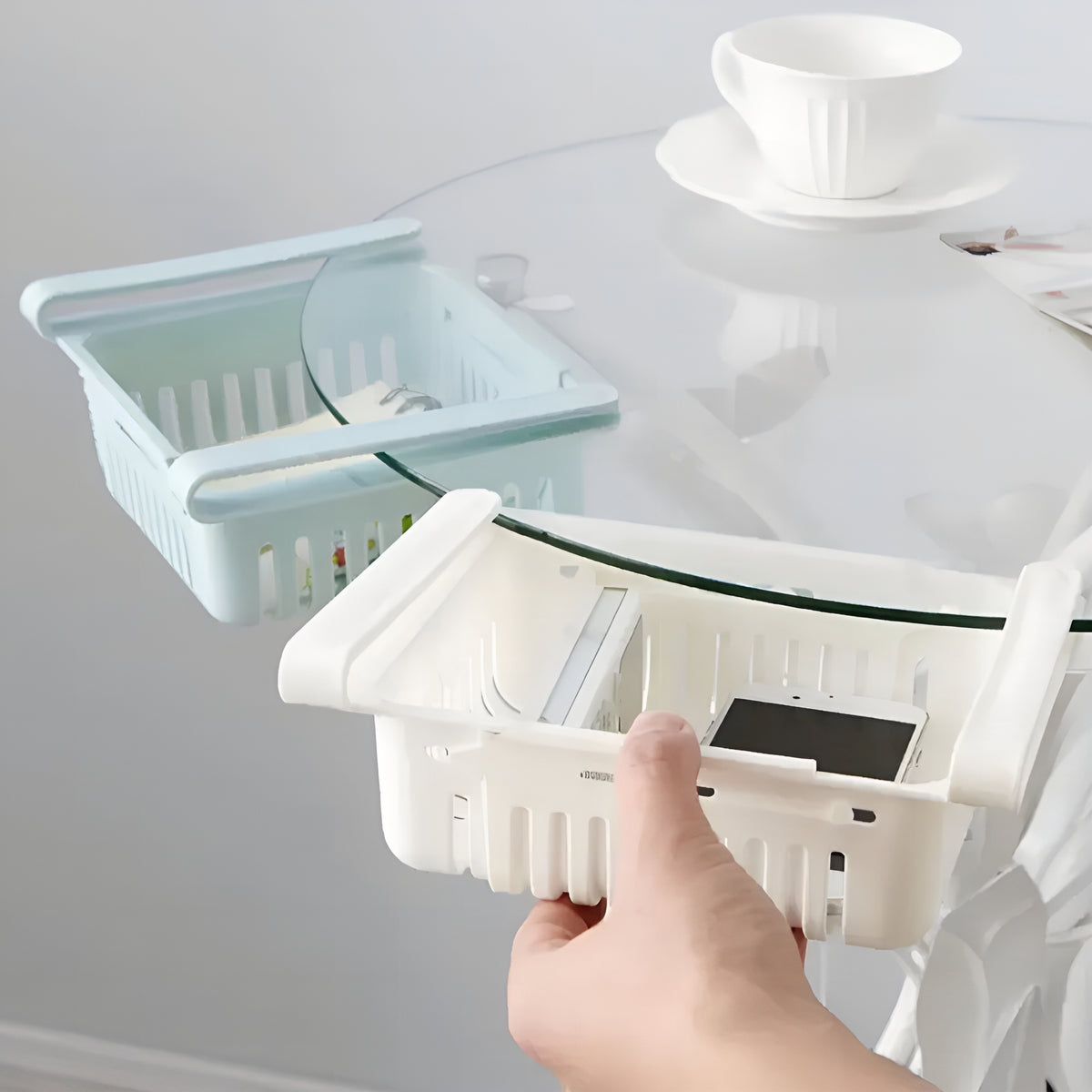 FridgeDrawer™ – Gaveta Suspensa para Geladeira