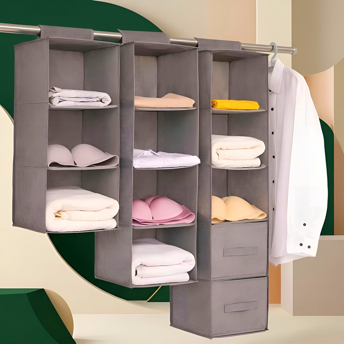 ClosetShelf™ – Organizador Suspenso Premium para Guarda-Roupa