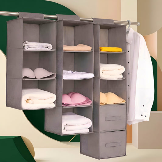 ClosetShelf™ – Organizador Suspenso Premium para Guarda-Roupa