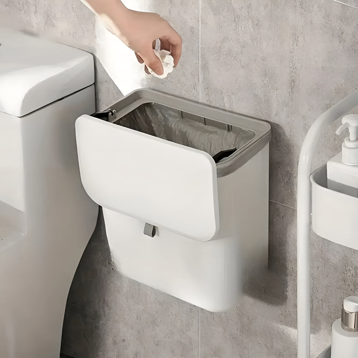 BinDock™ – Lixeira Suspensa Premium para Cozinha
