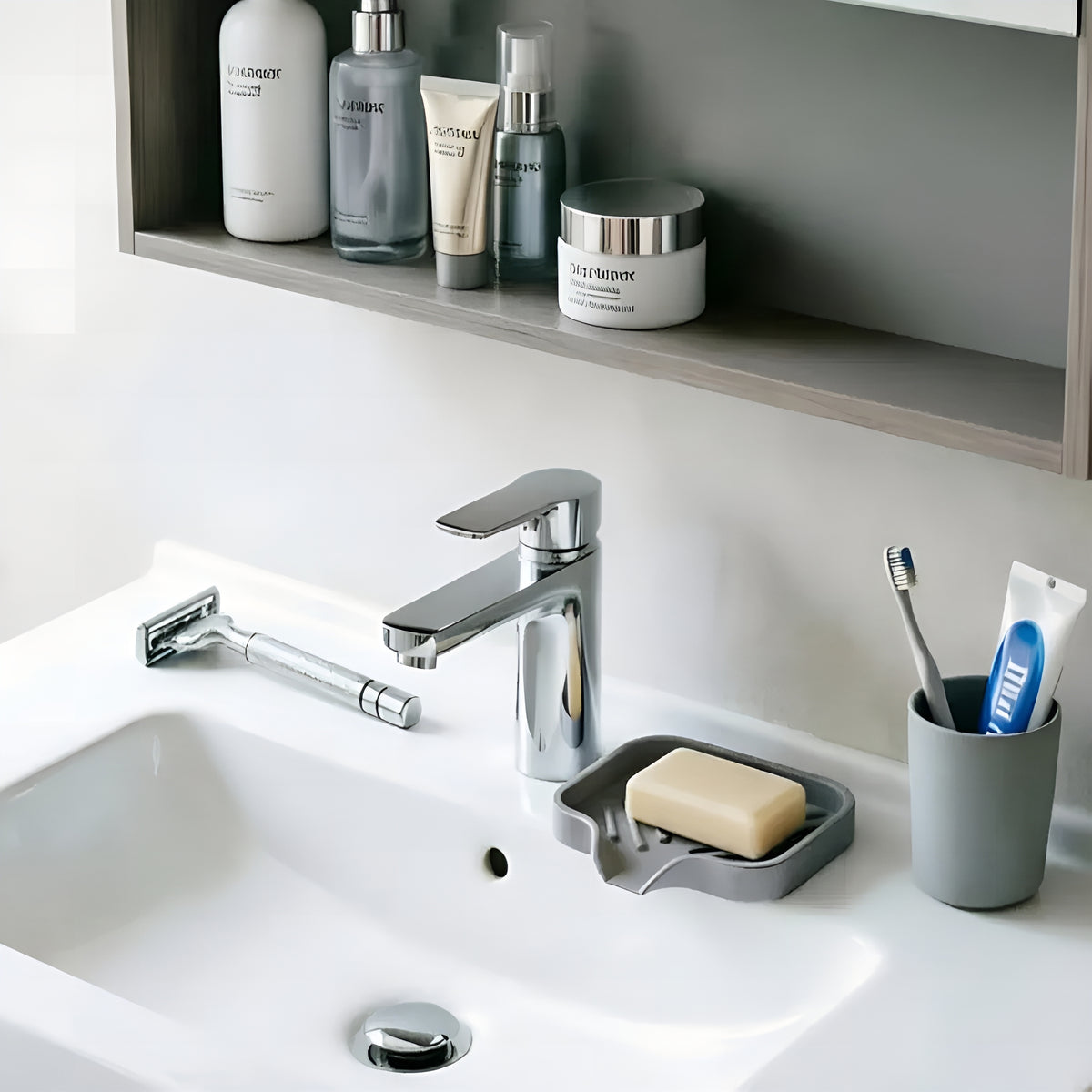 SinkGuard™ – Tapete Premium para Torneira e Pia