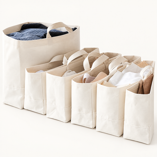 CanvasNest™ – Cesto Organizador Premium em Tecido