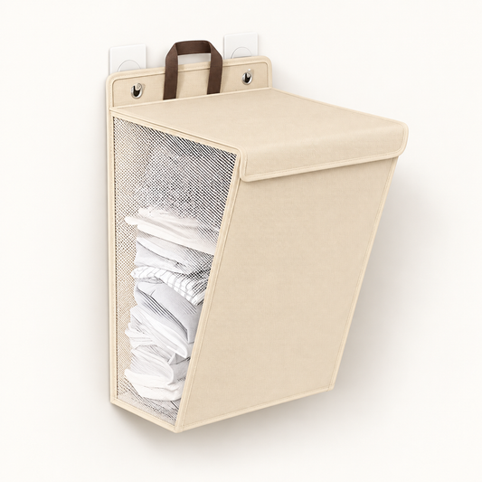 WallHamper™ – Cesto Dobrável de Parede para Roupas